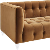 Bea 90.6" Velvet Tufted Sofa
