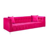 Bea 90.6" Velvet Tufted Sofa