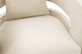 Kennedy Black Textured Velvet Swivel Chair