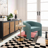 Marla Cognac Velvet Accent Chair