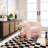 Marla Cognac Velvet Accent Chair