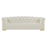 Farah 91" Velvet Sofa