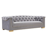 Farah 91" Velvet Sofa