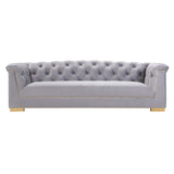 Farah 91" Velvet Sofa