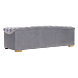 Farah 91" Velvet Sofa