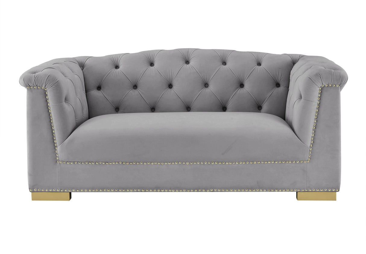 Farah 69" Velvet Loveseat