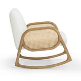 Bonney Cream Performance Fabric Rocking Chair