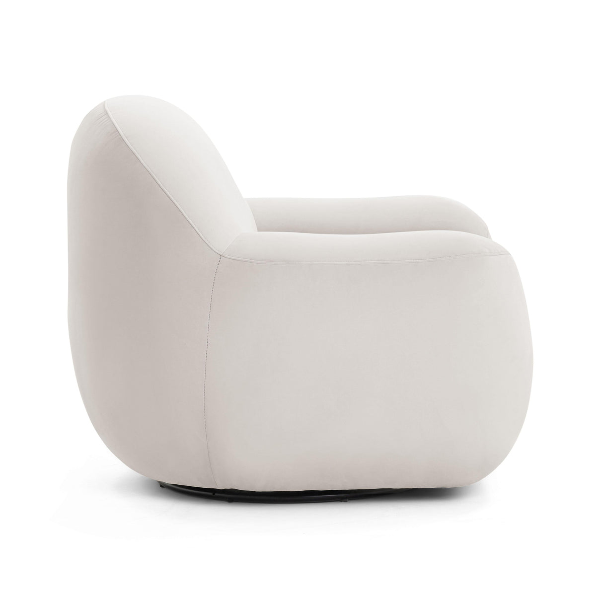 Tiago Velvet Swivel Chair