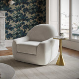 Tiago Velvet Swivel Chair