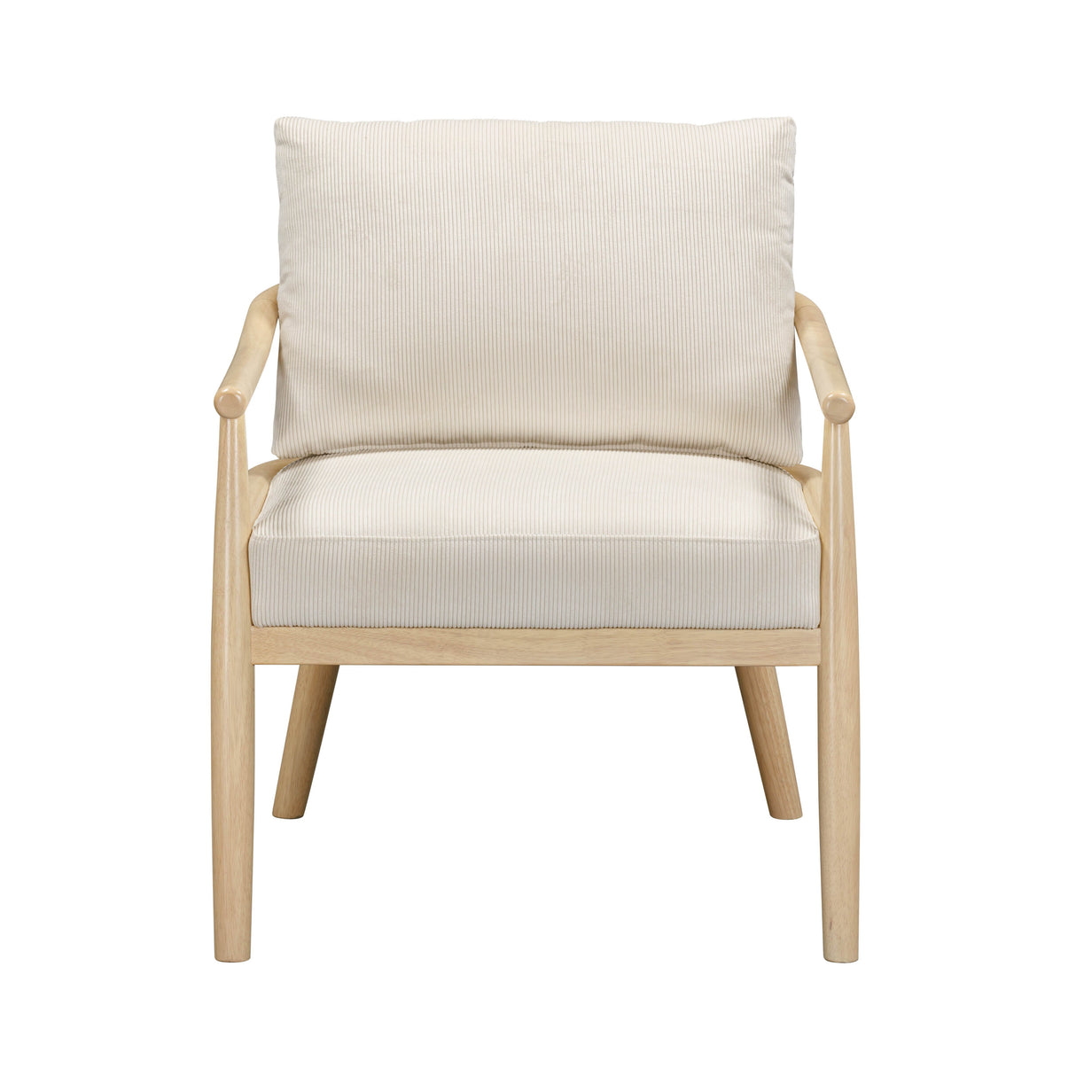 Dixie Cream Performance Corduroy Accent Chair