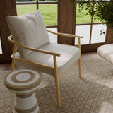 Dixie Chenille Velvet Accent Chair