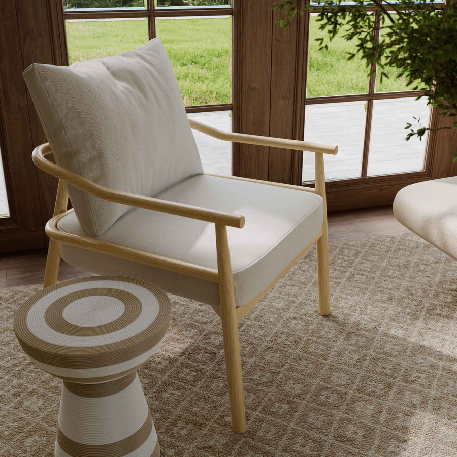 Dixie Chenille Velvet Accent Chair