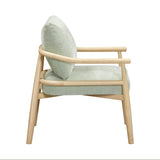 Dixie Chenille Velvet Accent Chair