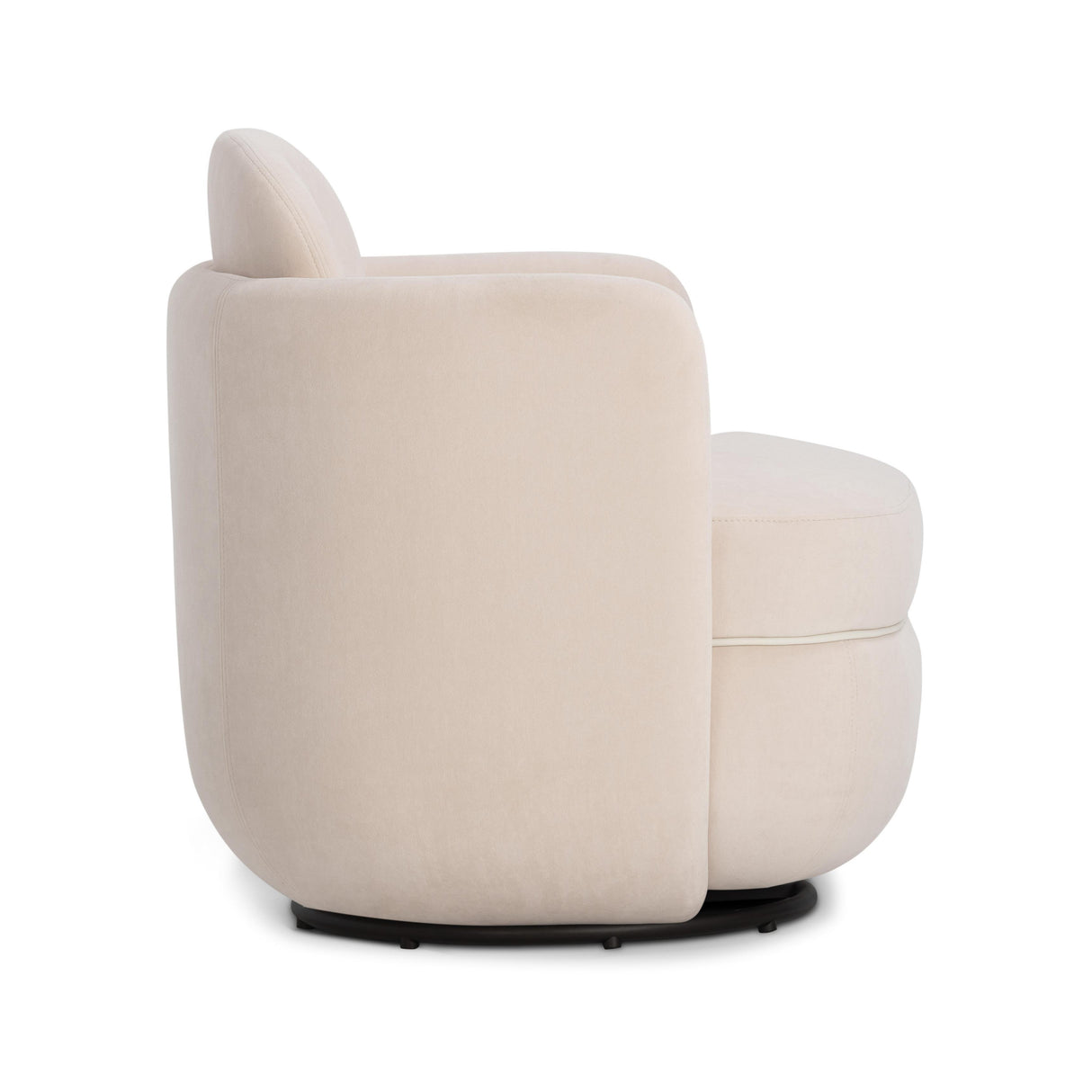 Wolfie Velvet Swivel Chair