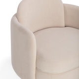 Wolfie Velvet Swivel Chair
