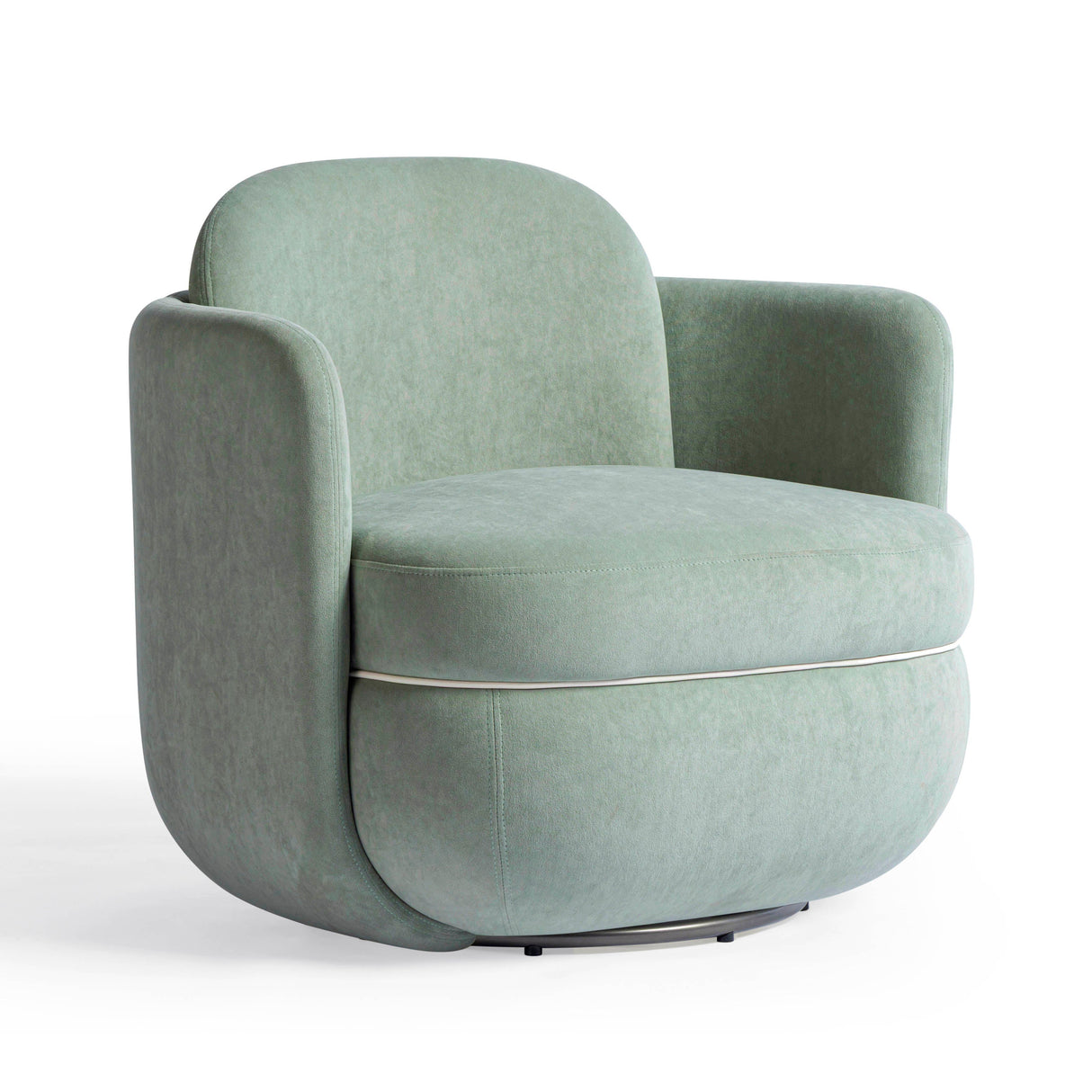 Wolfie Velvet Swivel Chair