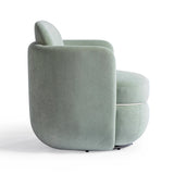 Wolfie Velvet Swivel Chair