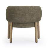 Foxy Textured Performance Fabric Accent Chair