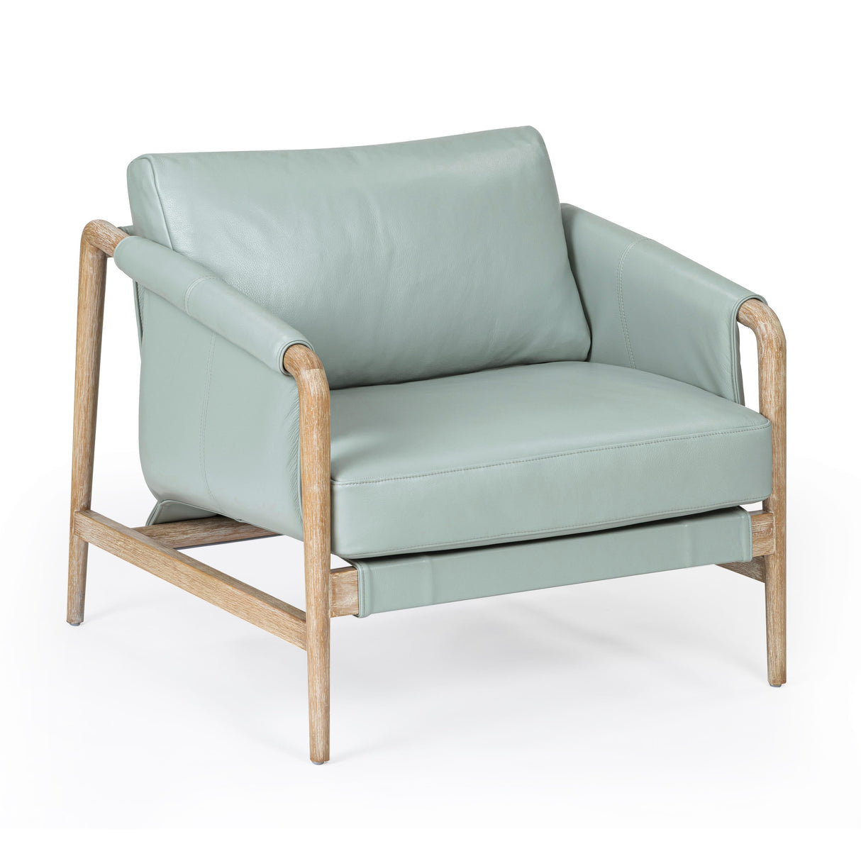 Chakka Genuine Leather Accent Chair