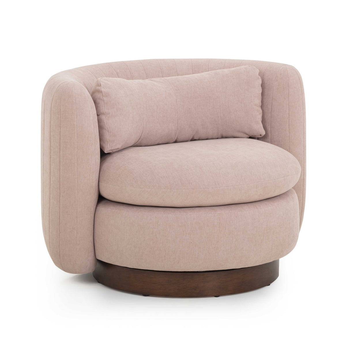 Nura Chenille Swivel Accent Chair