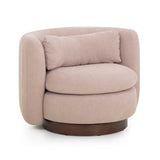 Nura Chenille Swivel Accent Chair