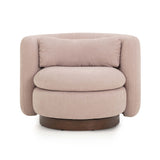 Nura Chenille Swivel Accent Chair