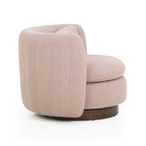 Nura Chenille Swivel Accent Chair