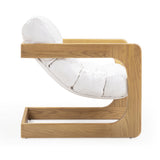 Palma Upcycled Fabric Accent Chair