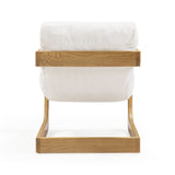 Palma Upcycled Fabric Accent Chair