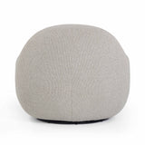 Tiago Warm Grey Boucle Swivel Chair