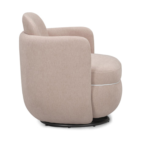 Wolfie Performance Chenille Swivel Accent Chair - View 4
