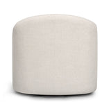 Thao Contract-Grade Basketweave Fabric Swivel Accent Chair - View 5