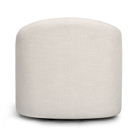 Thao Contract-Grade Basketweave Fabric Swivel Accent Chair - View 5
