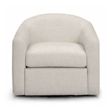 Thao Contract-Grade Basketweave Fabric Swivel Accent Chair - View 3