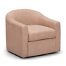 Thao Contract-Grade Basketweave Fabric Swivel Accent Chair - View 8