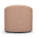 Thao Contract-Grade Basketweave Fabric Swivel Accent Chair - View 12