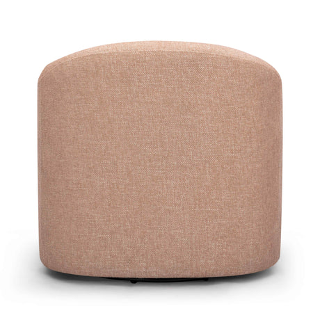 Thao Contract-Grade Basketweave Fabric Swivel Accent Chair - View 12
