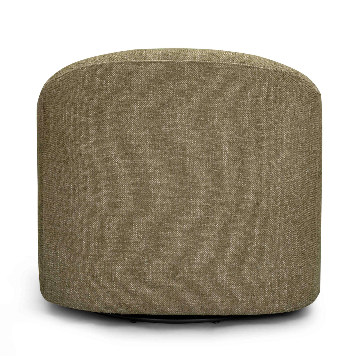 Thao Contract-Grade Basketweave Fabric Swivel Accent Chair - View 19