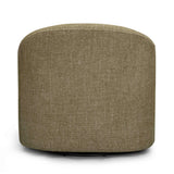 Thao Contract-Grade Basketweave Fabric Swivel Accent Chair - View 19
