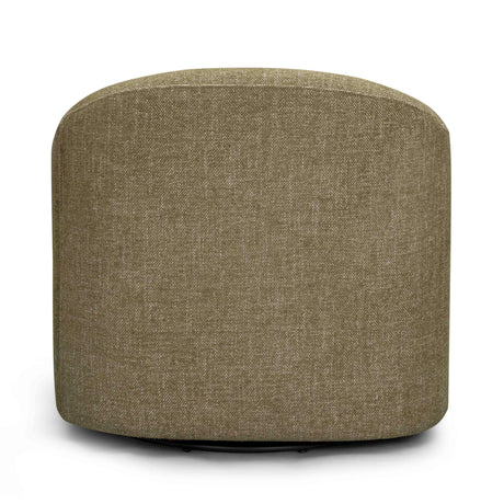 Thao Contract-Grade Basketweave Fabric Swivel Accent Chair - View 19