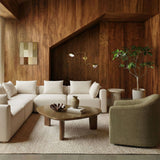 Thao Contract-Grade Basketweave Fabric Swivel Accent Chair - View 16