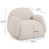 Marius Contract-Grade Boucle Accent Chair - View 15