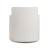 Passe Cream Upcycled Performance Linen Swivel Accent Chair - View 6
