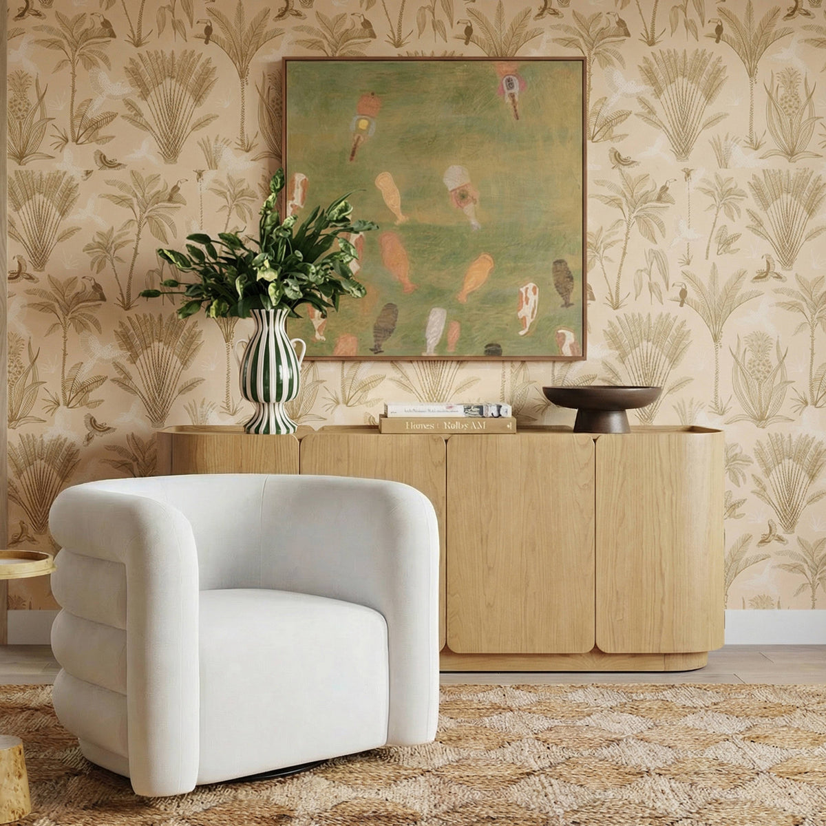 Curves Performance Velvet Swivel Accent Chair - View 10