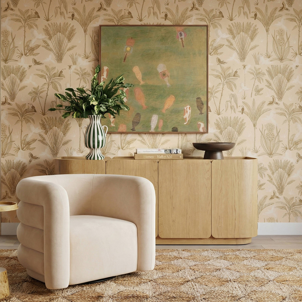 Curves Performance Velvet Swivel Accent Chair - View 17