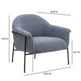 Lua Performance Chenille Accent Chair - View 14