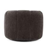 Jasmine Upcycled Contract-Grade Basketweave Fabric Swivel Accent Chair - View 13