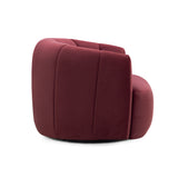 Jasmine Performance Velvet Swivel Accent Chair - View 4