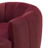 Jasmine Performance Velvet Swivel Accent Chair - View 5
