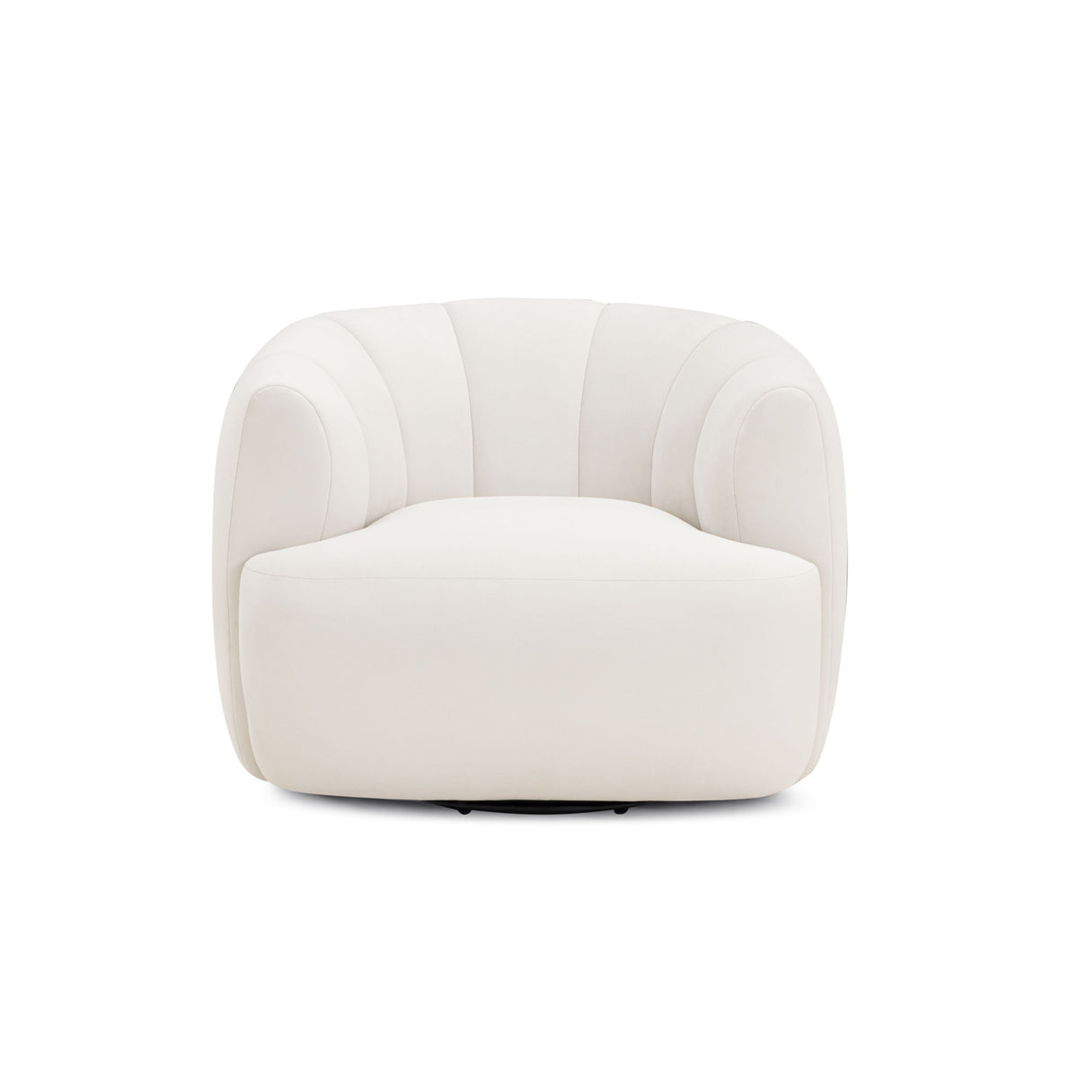 Jasmine Performance Velvet Swivel Accent Chair - View 10
